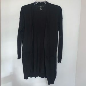 Forever 21 Black Long Sleeve Cardigan